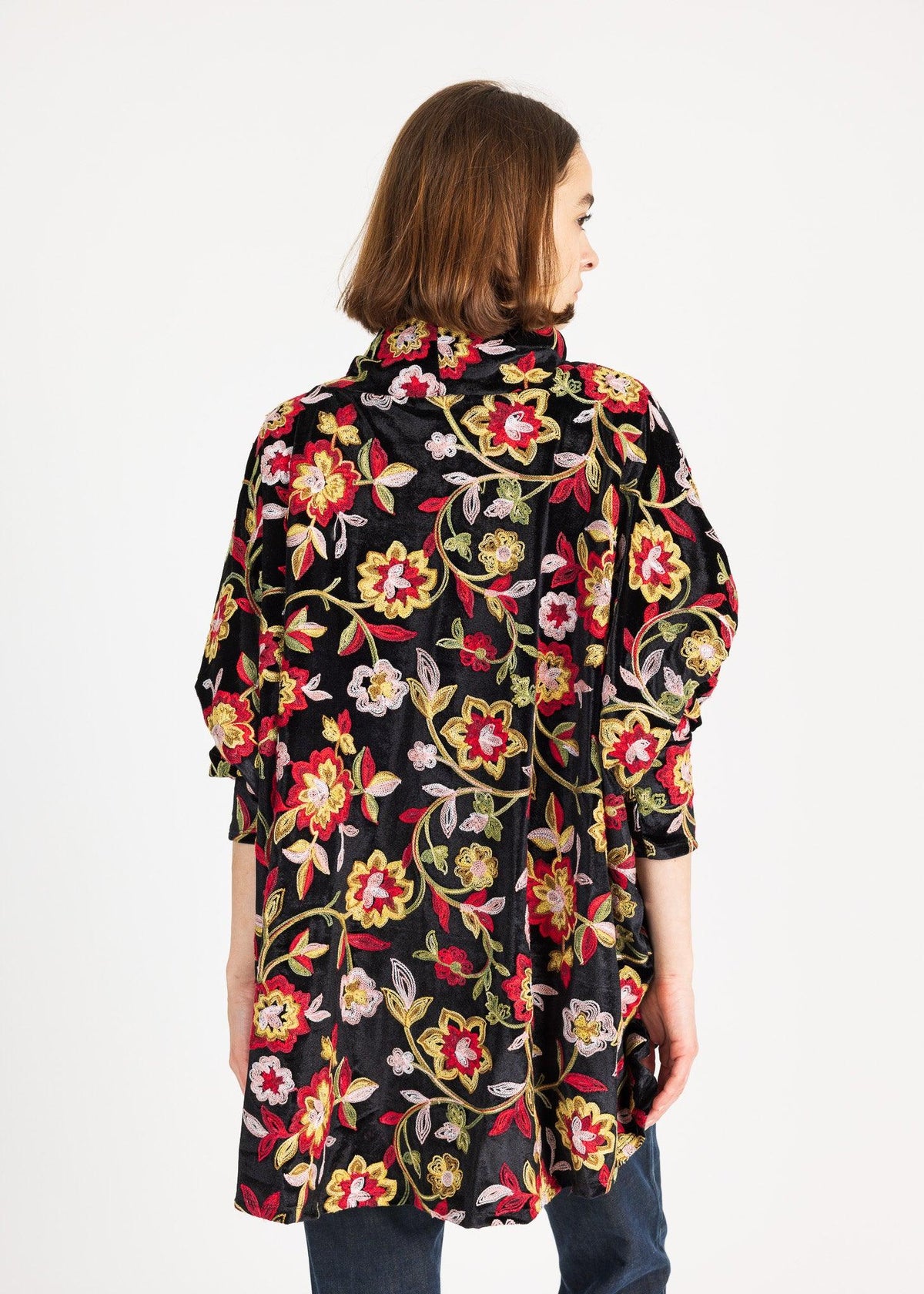PORTLAND SWEATER velvet embroidered 0823