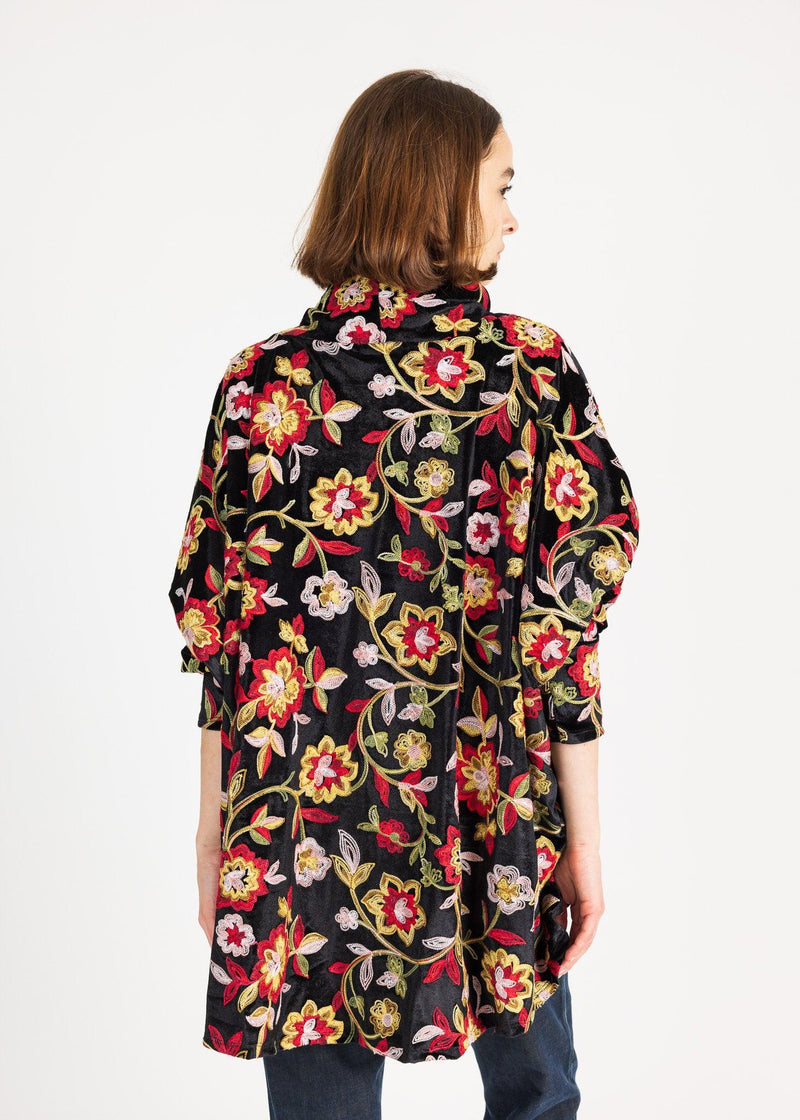 PORTLAND SWEATER velvet embroidered 0823