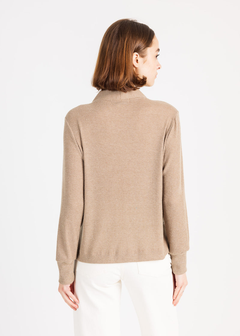 LORI CARDIGAN hatchi rib