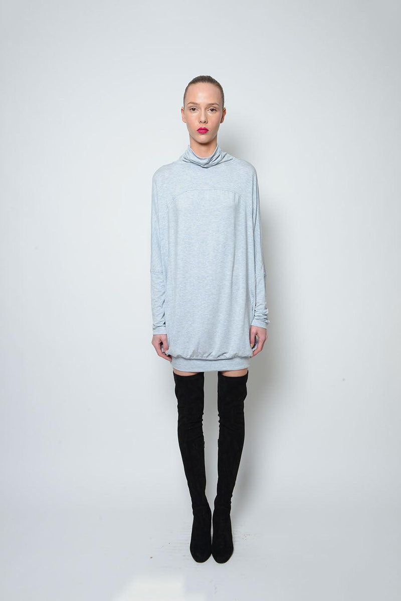 BROOKLYN SWEATER-MINI DRESS - Yana K