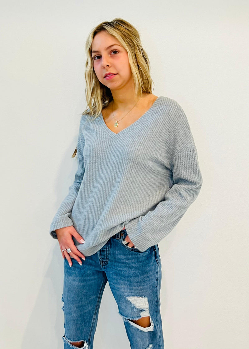 LA SALLE SWEATER waffle hatchi - Yana K