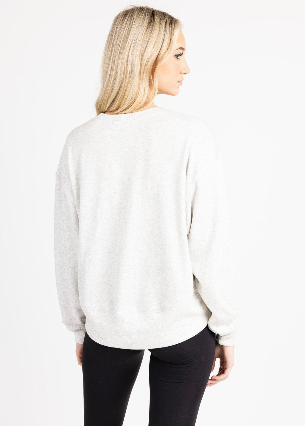 VICKY women's ultra soft fleece crew neck sweater - YANA K